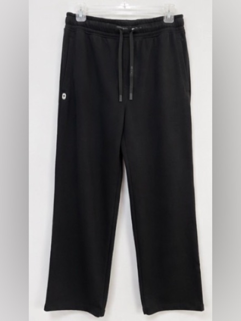 FIGS 2XL Black Fleece Sweatpants Scrub Pants Drawstring NWOT